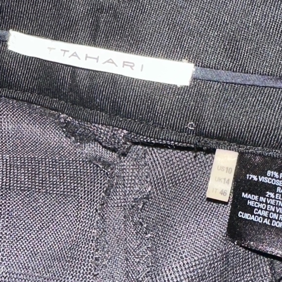 Tahari bootcut Wide Leg Pants with Stretch size 10 - Picture 6 of 6